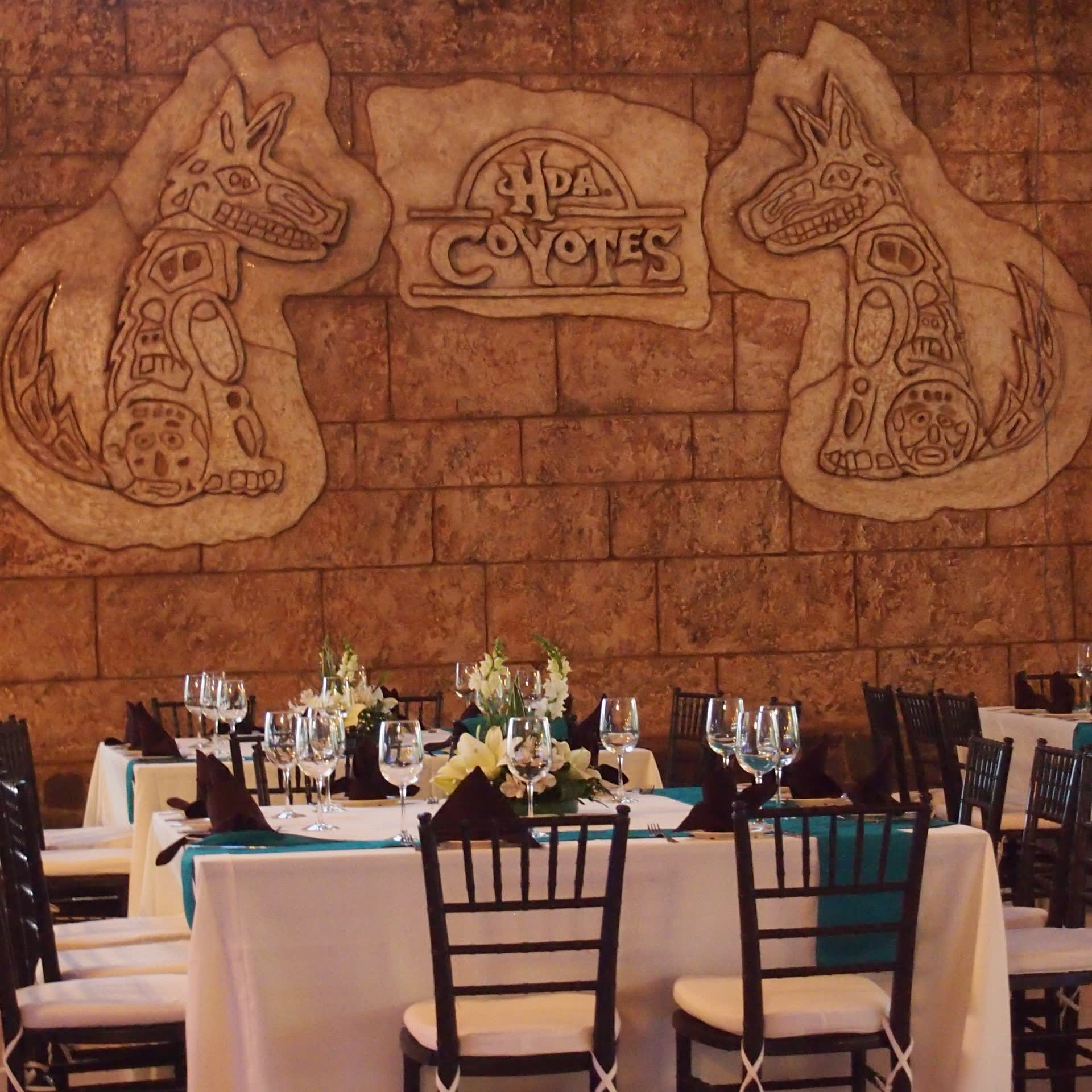 Salón de eventos en Hacienda Coyotes